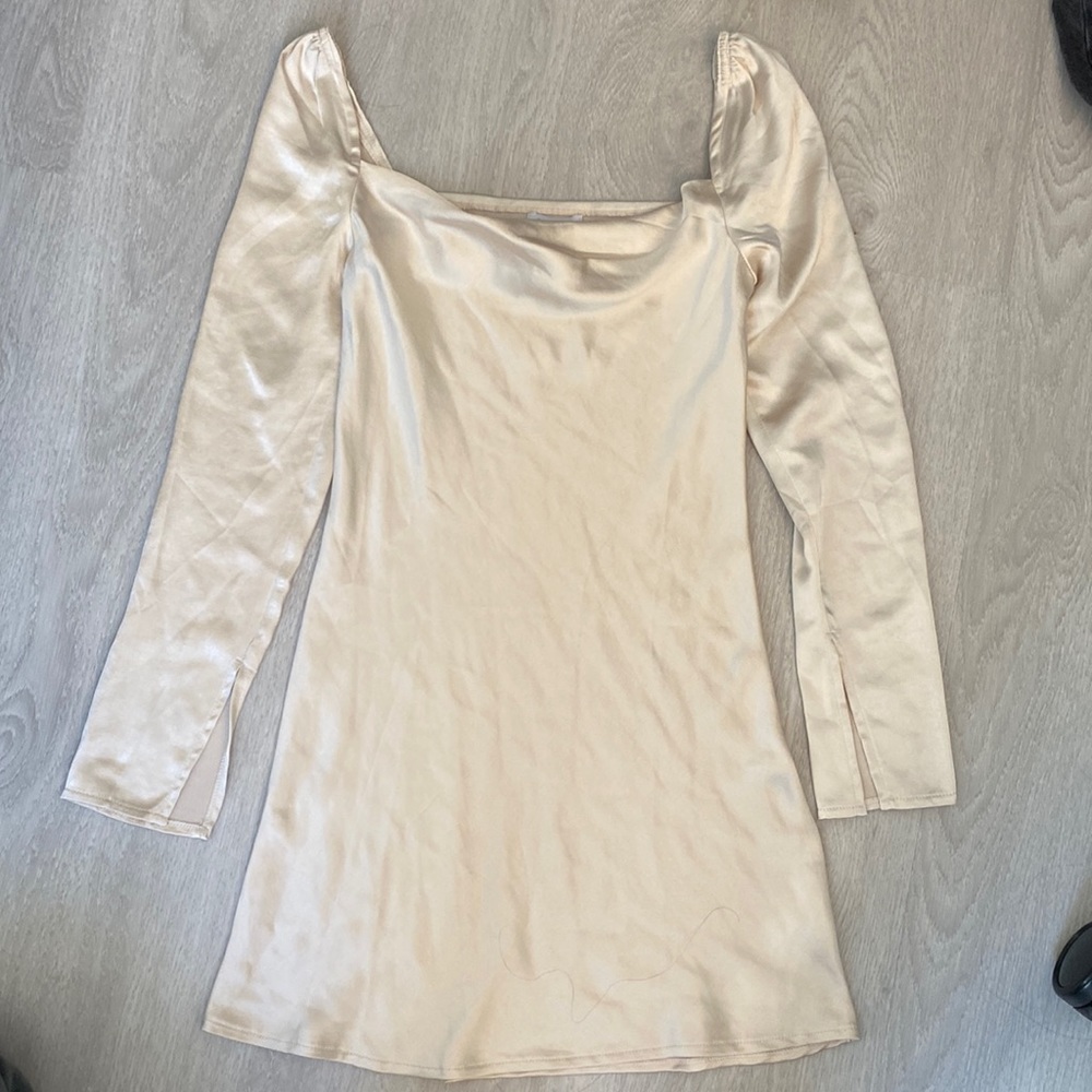 Princess Polly Cream Mini Dress